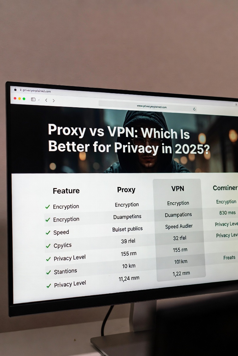 Proxy vs VPN: Which Is Better for Privacy in 2025