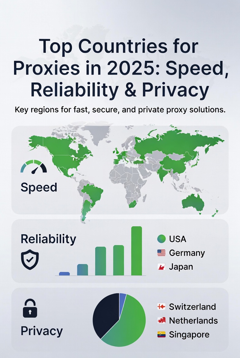 Top Countries for Proxies in 2025: Speed, Reliability & Privacy